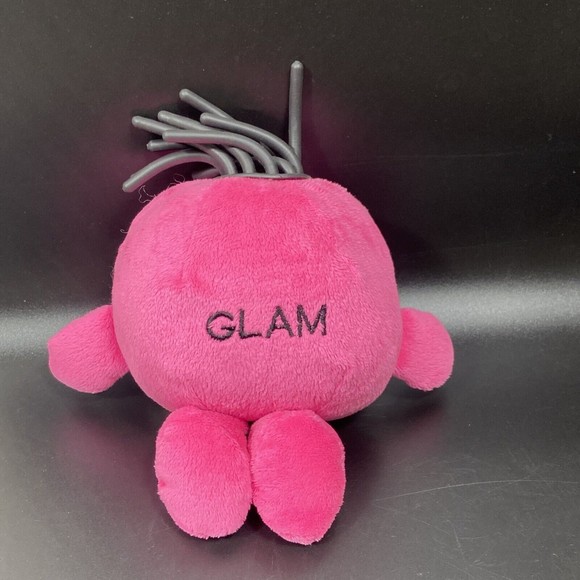 Mood Dudes 8in Plush Stuffed  Blue Grumpy Plush  Rubber Hair Geek - Picture 3 of 7